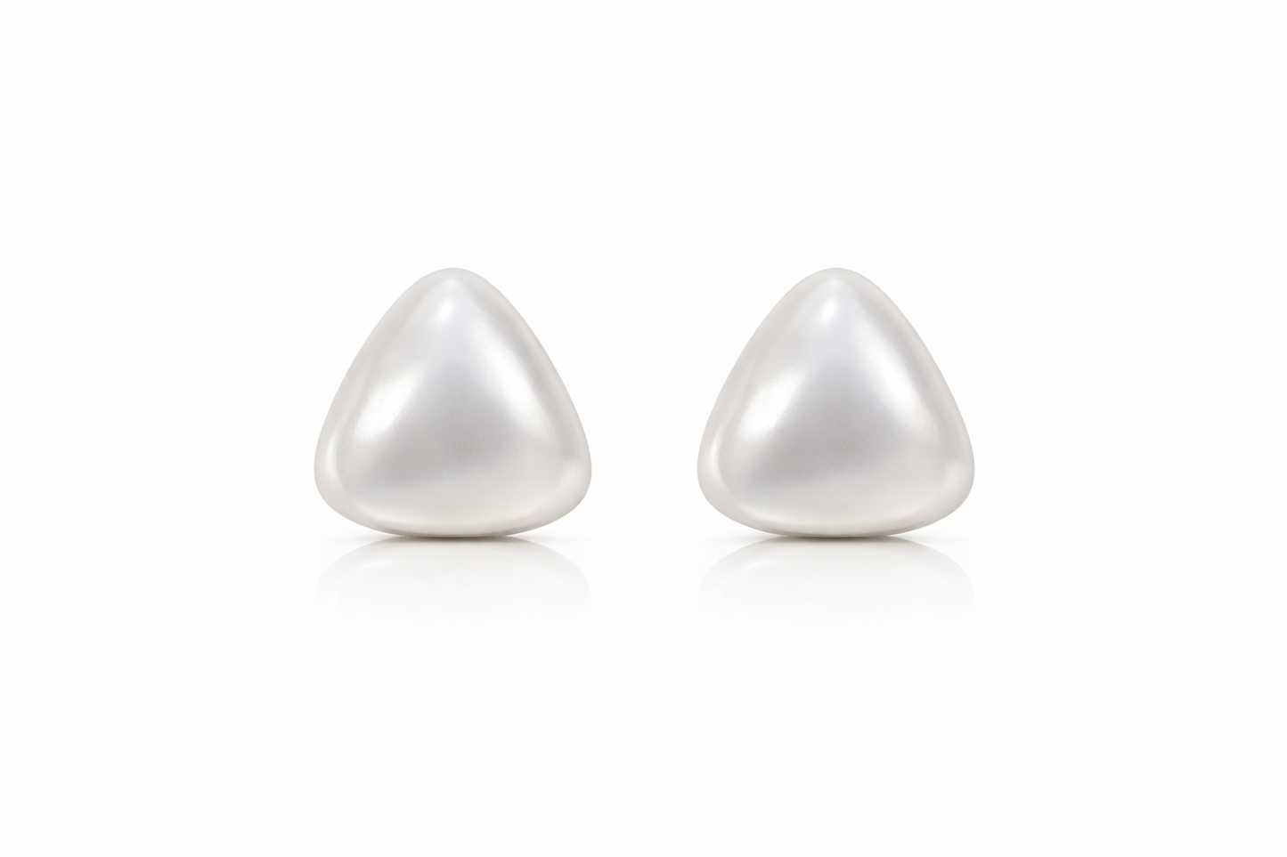 White Pearl Stud Earrings for Women Daily Wear
